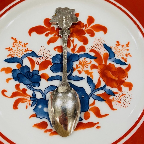 S15-Vintage CocaCola Silver Plate & Enamel Collector's Spoon - Picture 5 of 8